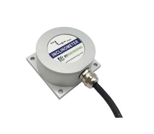 BWSENSING High-precision dynamic inclinometer for tilt measurement in motion or vibration.