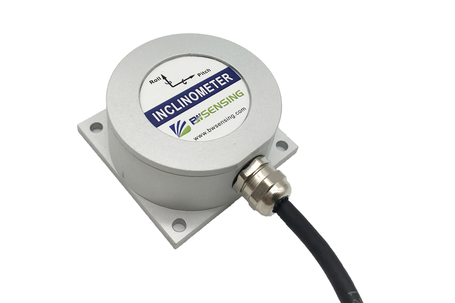 BWSENSING High-precision dynamic inclinometer for tilt measurement in motion or vibration.