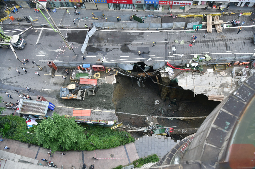 Chengdu Road Collapse Draws Attention, BWSENSING is Willing to Help Strengthen Disaster Monitoring