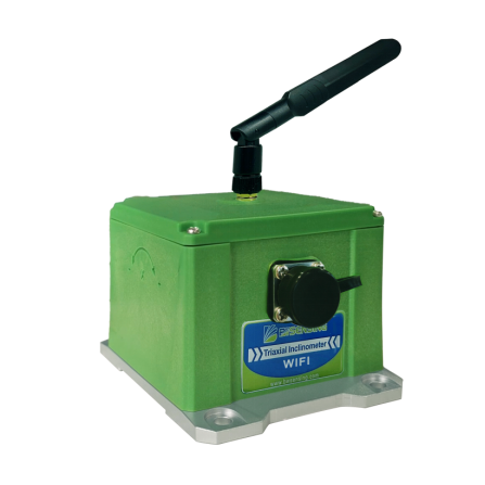 BWSENSING WiFi Wireless High Accuracy Triaxial Tiltmeter / Inclinometer